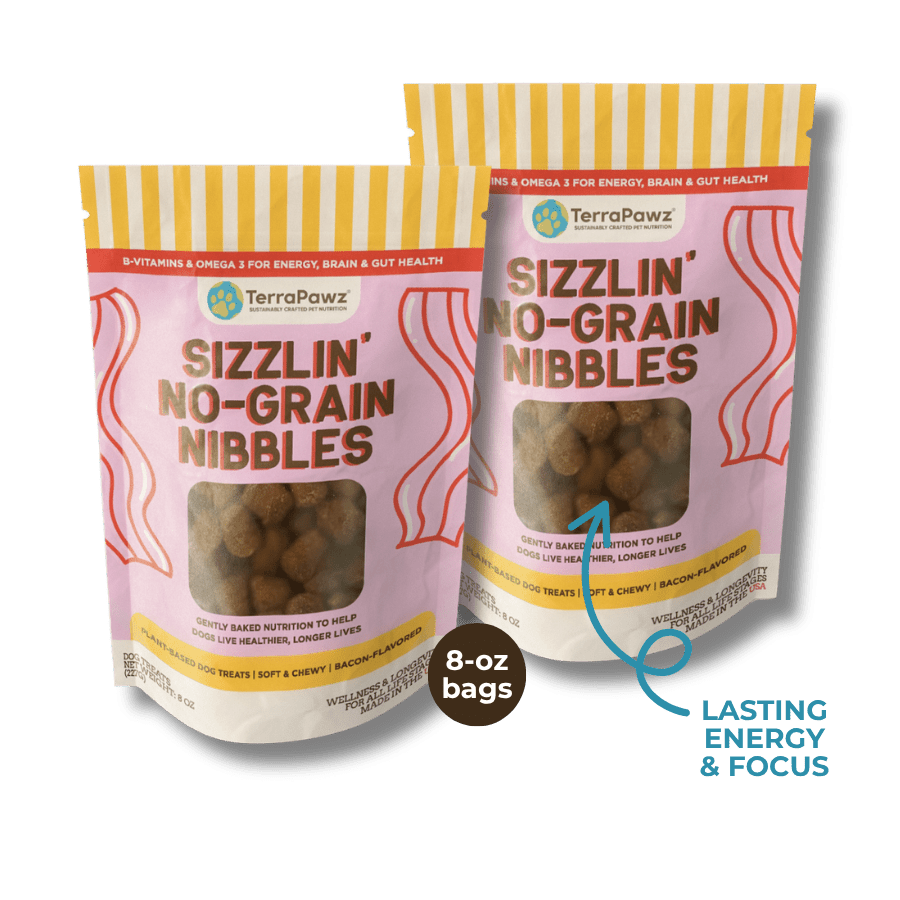 Sizzlin' No - Grain Nibbles 2 - Pack | Lasting Energy & Focus - TerraPawz