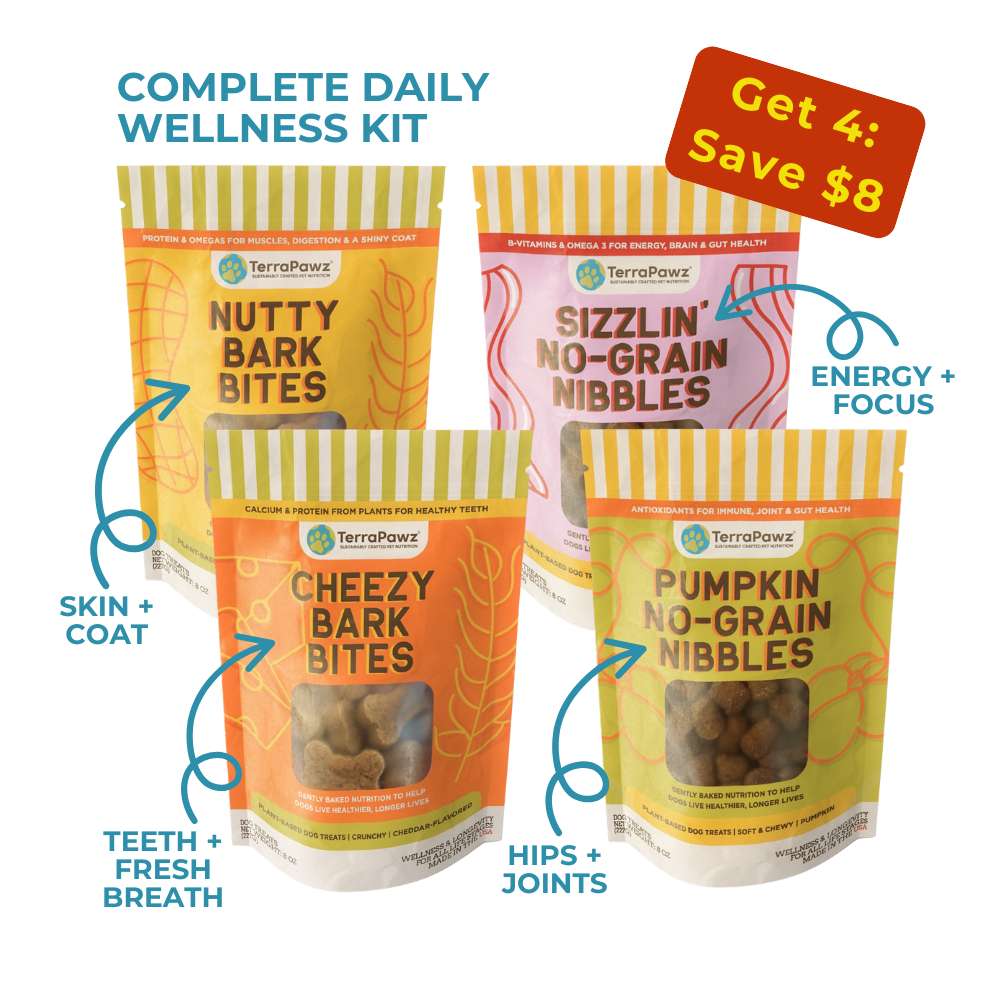 TerraPawz Mix & Match 3-Pack with $8 discount offer on a white background