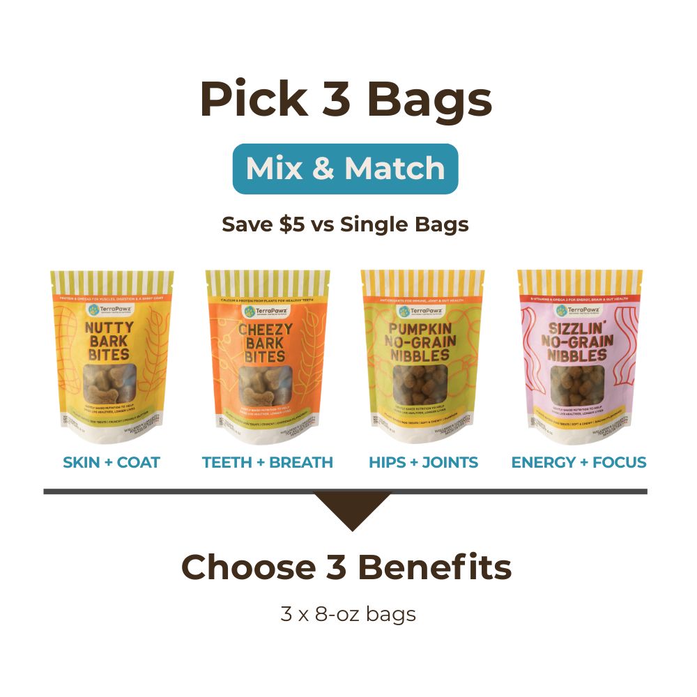 3 - Pack Customized Daily Wellness | Mix & Match - TerraPawz