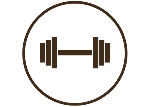 Grain-free Icon of a wheat stalk within a circle on a white background