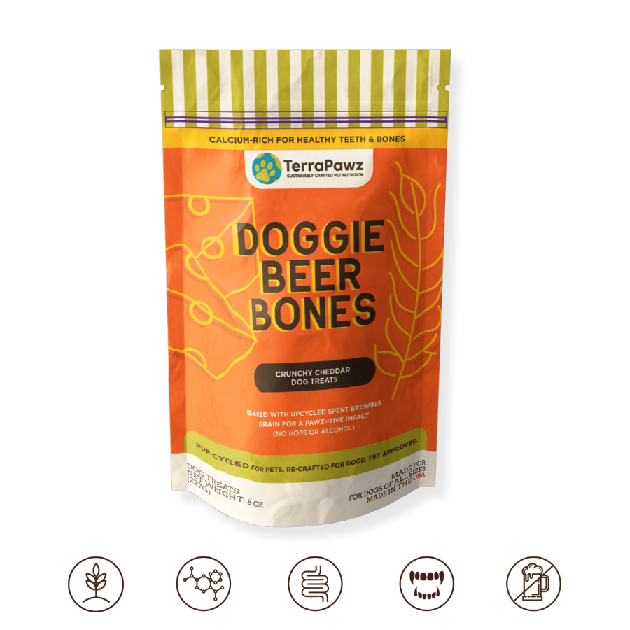 Cheesy Doggie Beer Bones