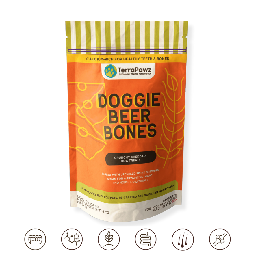 Cheesy Doggie Beer Bones