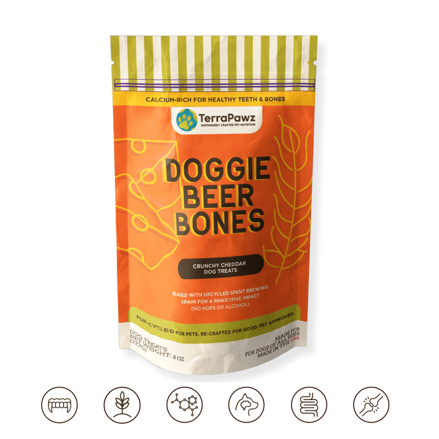 Cheesy Doggie Beer Bones
