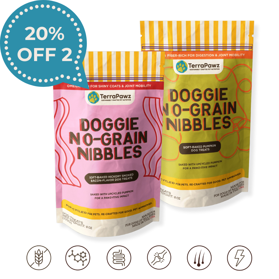 Doggie No-Grain Nibbles 2-Pack
