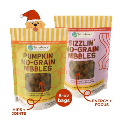 Chewy No-Grain Nibbles Value Pack | Hips + Joints + Energy + Focus