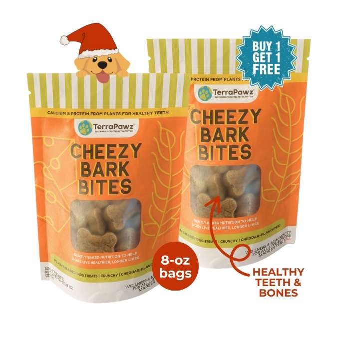Cheezy Bark Bites 2 - Pack | Healthy Teeth & Bones - TerraPawz