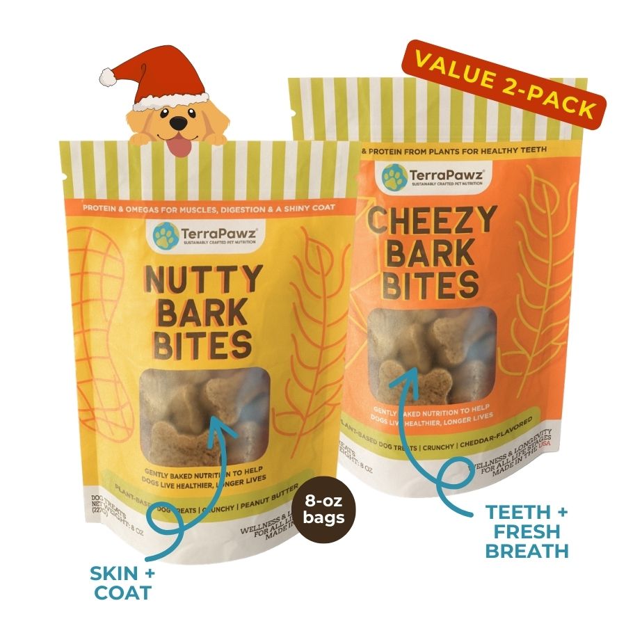 Crunchy Bark Bites Value Pack | Skin + Coat + Teeth + Fresh Breath - TerraPawz