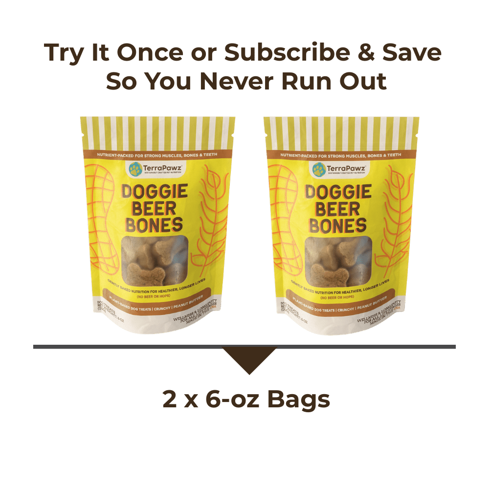 Doggie Beer Bones | 2 - Pack - TerraPawz