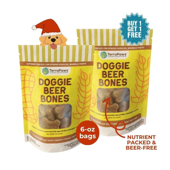 Doggie Beer Bones 2 - Pack | Nutrient - Packed - TerraPawz