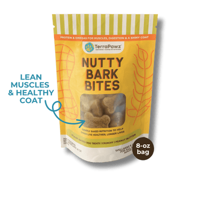 Nutty Bark Bites | Lean Muscles & Healthy Coat - TerraPawz
