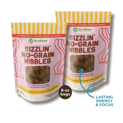 Sizzlin' No - Grain Nibbles 2 - Pack | Lasting Energy & Focus - TerraPawz