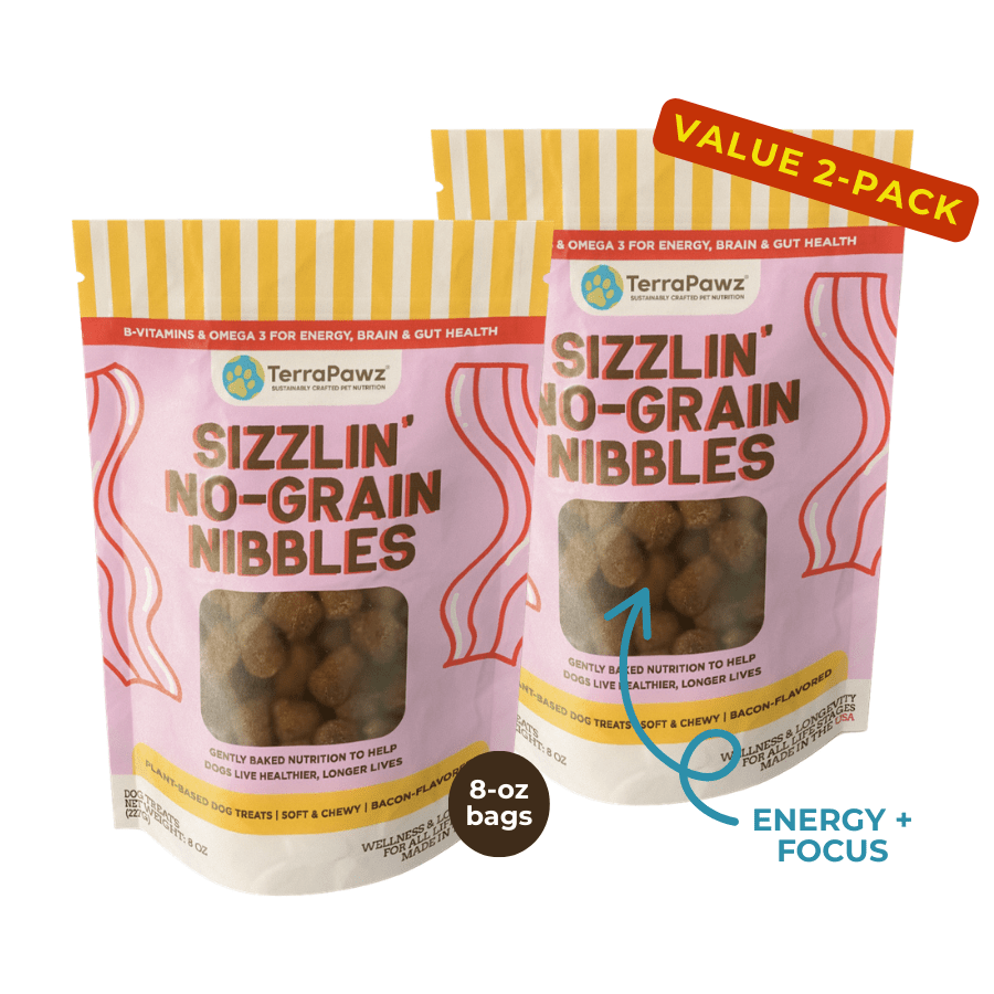 Sizzlin No - Grain Nibbles Value Pack | Energy + Focus - TerraPawz