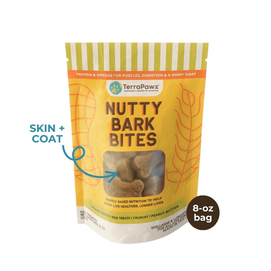 Skin + Coat | Nutty Bark Bites - TerraPawz