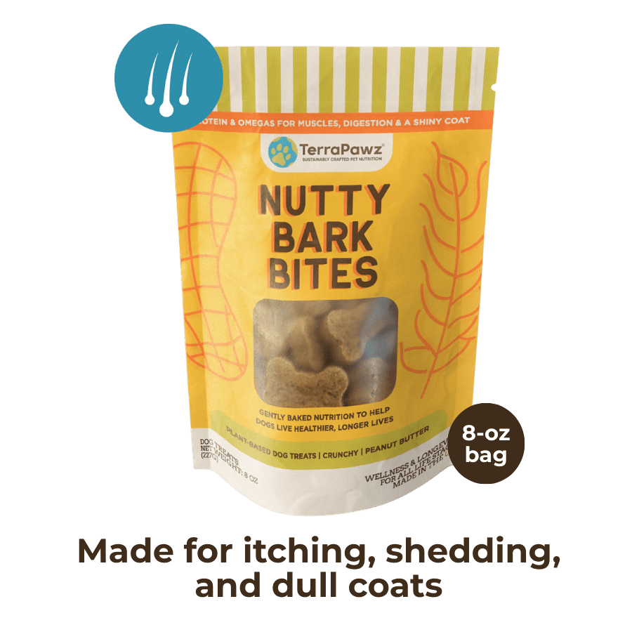 Skin + Coat | Nutty Bark Bites - TerraPawz